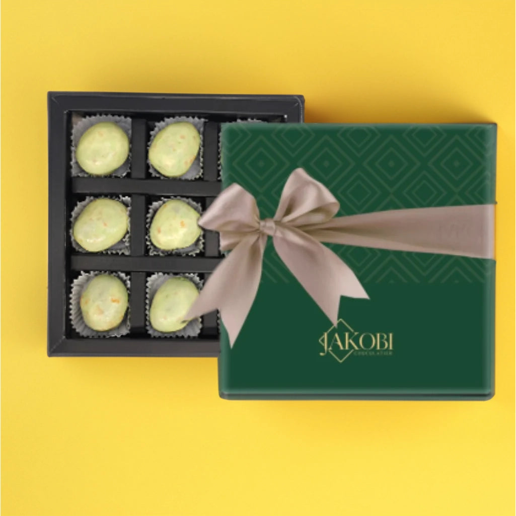 Jakobi Chocolatier - Chocolate Date Delight Green Box