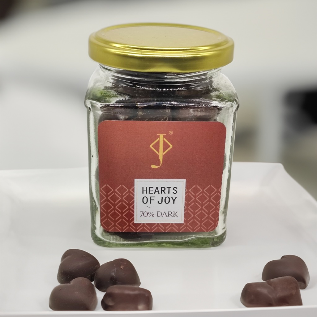 Jakobi Chocolatier - Hearts of Joy 70% Dark Image 1