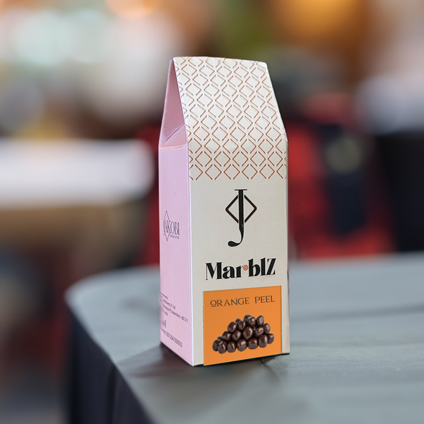 Jakobi Chocolatier - Marblz Dark Orangepeel Sachet Image 1